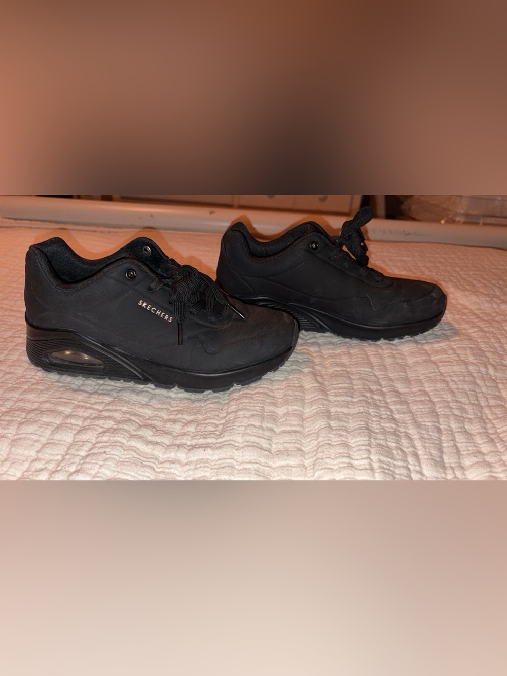Skechers Women’s All-Black Comfort Walking Shoe